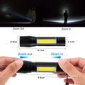 Built In Battery usb Zoom Led Torch